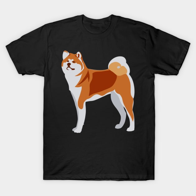 Akita T-Shirt by X-TrashPanda